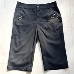 美品 Burberry バーバリー ハーフパンツ ノバチェック 黒 半ズボン