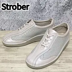 ストロバー コンフォート スニーカー 23.0cm相当 レザー メッシュ