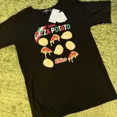 【新品未使用】Doublefocus カルビー ピザポテト 企業コラボＴシャツ