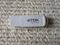 【中古】TDK TRANS-IT WHITE 4GB USBメモリ