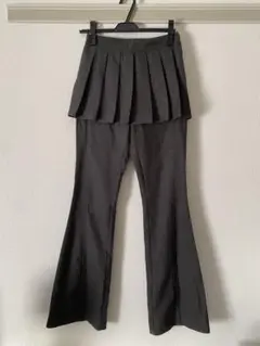 YUSE PLEATS SKIRTLAYERED BOOTS CUT PANTS