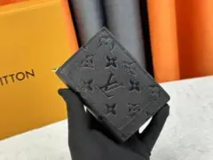 美品⭐️Louis Vuitton 超人気 二つ折り財布 ブラック