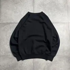 美品 90s USA製 ヘインズ HANES 無地スウェット ブラック ラグラン