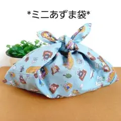エコバッグ★ミニあずま袋★お弁当袋★お菓子入れ【サウナにゃんこ】