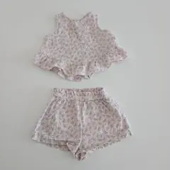 ZARAKIDS ザラキッズ 花柄タンク+ショートパンツセット 80cm