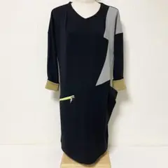 SUPER LADY スーパーレディー 山本寛斎 ワンピース 長袖 S 美品