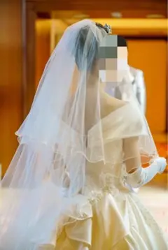 ブライダリウムミュー BRIDARIUM MUE ロングベール ラメ