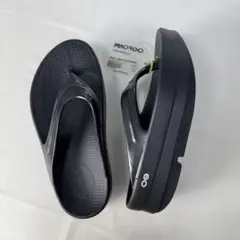新品 OOFOS 厚底リカバリーサンダル ブラックEU39 レディース 匿名発送