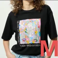 ユニクロ UNIQLO UT ポップマート　ラブブ 黒 M ブラック