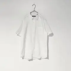 ユナテッドアローズ 半袖シャツ ブラウス 白 L 薄手 重ね着 ゆったり 美品