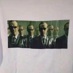 美品 マトリックス エージェントスミス　Tシャツ 白　XL　UT