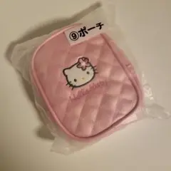 ハローキティ当りくじ ポーチ ピンクキルトシリーズ　キルティング