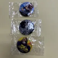 ヒロアカ　くら寿司　オリジナル缶バッジ　3個