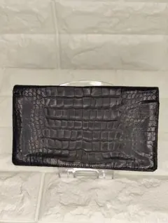 ニコマルテリ NICO MARTELLI クロコダイル 二つ折り財布 無双仕立て ニコマルテリ NICO MARTELLI クロコダイル 二つ折り財布 無双