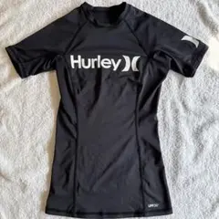 Hurley ブラック 半袖ラッシュガードキッズxs