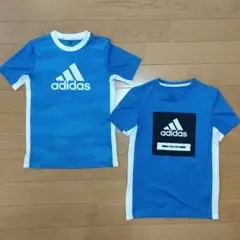アディダス　Tシャツ　150　２枚セット ブルー