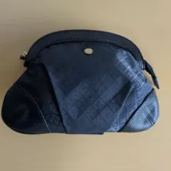 ♥新品同様♥ラシット　ポーチ　皮革✕モノグラム　　大きめ