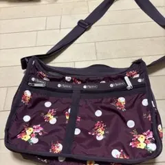 LeSportsac 花柄ドットショルダーバッグ