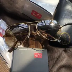Ray-Ban ZIA RB 3025 アビエーターサングラス ゴールド NE