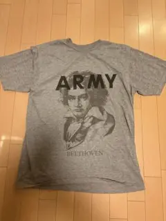 【実物】USED 米軍 リメイク IPFU Tシャツ ベートーベン ARMY