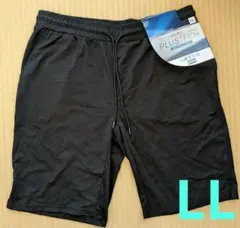 PLUSTECH 吸汗速乾ショートパンツ LLサイズ ブラック