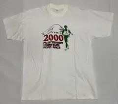 2000年 シングルステッチ Lサイズ 富士吉田火祭りロードレース マラソン 白