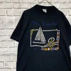 USA製90sヴィンテージTシャツ！シングルステッチ　ブラック半袖古着XL 29
