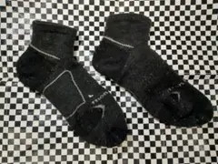 メリノウール サポーテック トラベル ショートソックス L