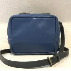 【美品】CLEDRAN レザー　ミニ　ショルダーバッグ　ブルー