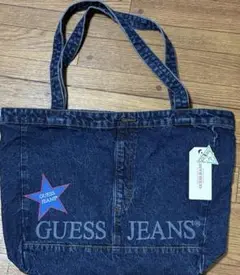 GUESS JEANS denim tote bag ゲスデニムトートバッグ