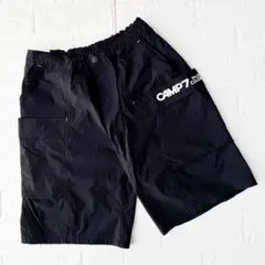 新品級！美品CAMP7 キャンプセブン kids ショートパンツ ブラック160