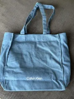 Calvin Klein 青 トートバッグ