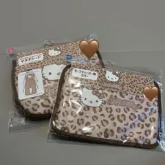 【しまむら】キティ ヒョウ柄 ベビーカーシート&セーフティーカバー まとめ売り
