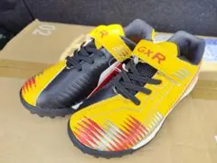 GXR キッズスニーカー イエロー/ブラック/オレンジ