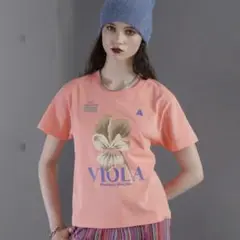 mag.by cフラワーグラフィックTシャツ/ROSEBUD