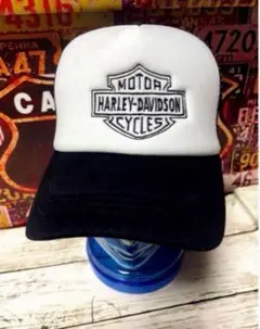 【新品❣️】Harley- Davidson キャップ ハーレー　黒白