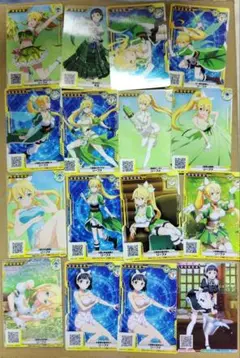ソードアート・オンライン アーケードリーファ16枚セット