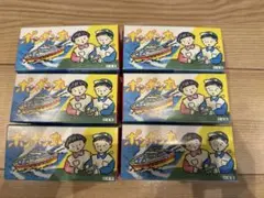 ポンポン丸　金属製ボート 6個セット