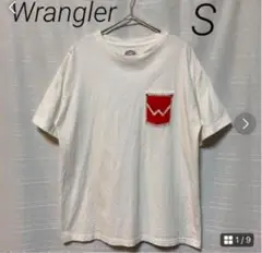 Wrangler ラングラー　ポケット付き　Tシャツ 白　S