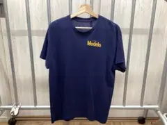 Modelo ビールTシャツ ネイビーLサイズアメカジ古着