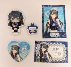 月村手毬　学園アイドルマスター　東京駅　缶バッジ ミニフォトアクスタ特典カード