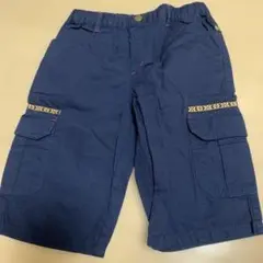 ハッシュアシュ　ネイビーブルーハーフパンツ１３０