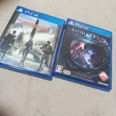 PS4 ゲームセット バイオハザードとディビジョン2