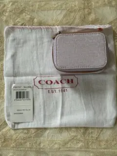新品・未使用♪コーチ・COACH/ライラック色/小物ケース/お薬入れに