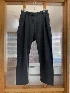 mando マンド 2タックスラックスパンツ ダークグリーン2 セール】2tuck Summer Slacks / 2タックサマースラックス