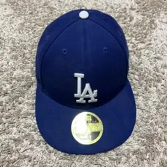 LA ネイビーキャップ 7 1/4 MLBロゴ