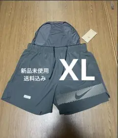 NIKE ランニングショートパンツ　インナー付　短パン　グレー　XL 新品
