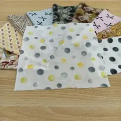 ★C222★ カットクロス/プリント生地/国産/25cm×25cm/10点