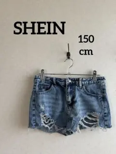 SHEIN ダメージ加工 ショートパンツ 11-12Y 【150cm】　シーイン