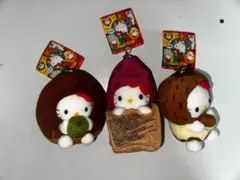 [2]ハローキティ ぬいぐるみ 3点セット